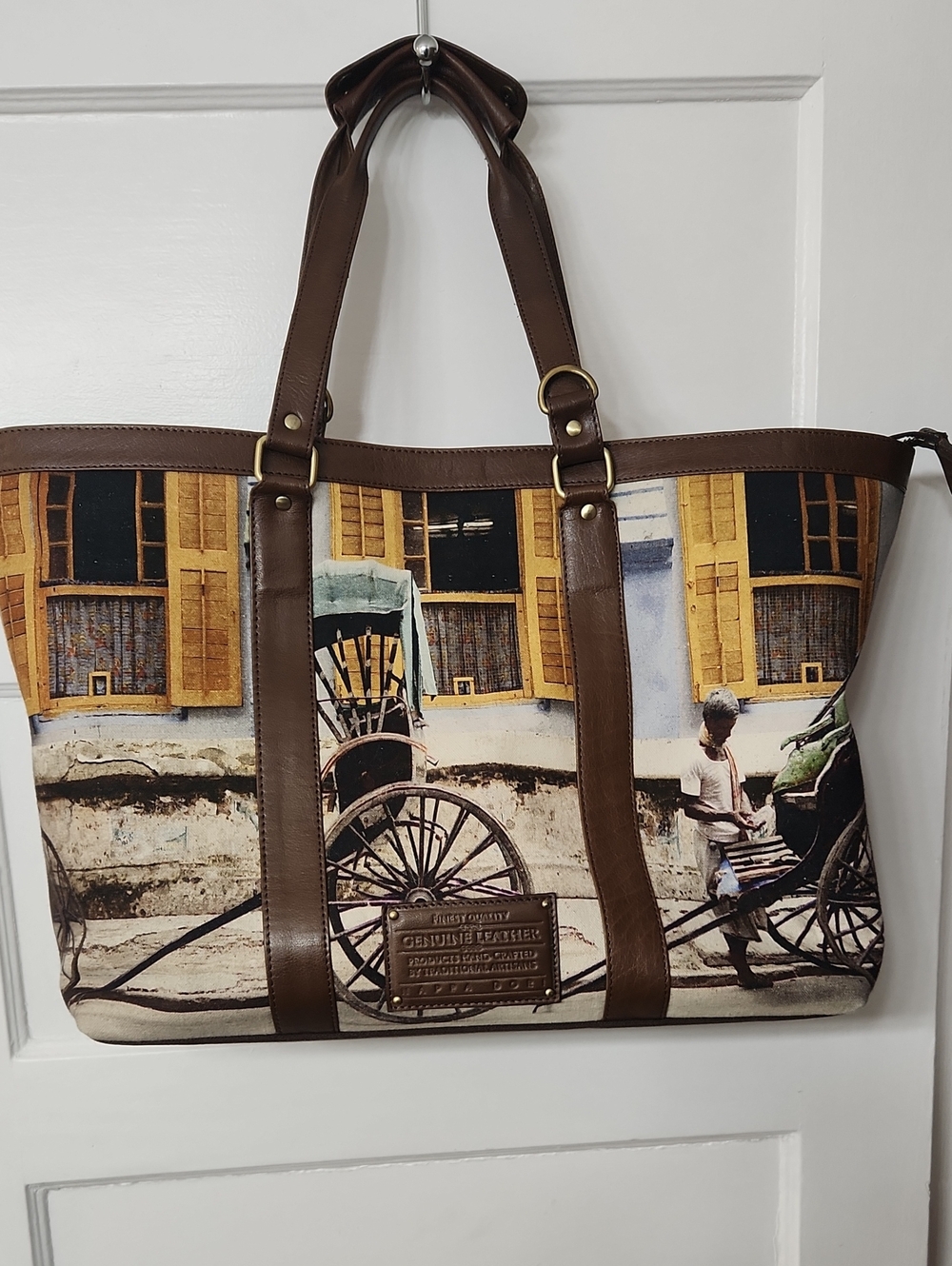 Nappa Dori "Cassidy Jhola" Tote Bag — Rickshaw Print